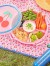 Rice - Serving Tray With Handle - Pink