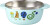 Rice - Stainless Steel Baby Bowl With Fixed Cover - Mint Fun Fair Print -