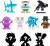 Steal A Brainrot Blind Bag Mini Figures Phat Mojo - Assorteret