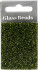 Rocaiperler - Glasperler - Ø 1 7 Mm Hul 0 5-0 8 Mm - Græsgrøn - 25 G