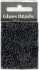 Rocaiperler - Glasperler - Ø 3 Mm Hul 0 6-1 0 Mm - Sort Metallic - 25 G