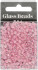 Rocaiperler - Glasperler - Ø 4 Mm Hul 0 9-1 2 Mm - Rosa Kerne - 25 G