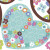 Roommates Decor - Hjerte - Blomster Og Fredste - Wallstickers - Stor