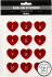 Rub On Stickers - Kalendertal - H 32 Mm - B 28 Mm - 12 2X15 3 Cm - Rød