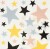 Rub On Stickers - Stjerner - 12 2X15 3 Cm