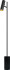 Sackit - Expo Gulvlampe - H131 Cm - Sort