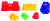 Sandforme - Slot - 6 Dele
