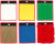Sansemåtter - 6 Stk Taktile Måtter - 20 X 25 Cm