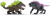Schleich Eldrador Creatures - Skyggelos Vs Klippeknuser - 70827