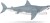Schleich - Megalodon Haj Figur - 15055