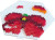 Perler Og Perleplade Sæt - Vilde Blomster - Ses Creative - Beedz Art