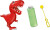 Ses Creative - Sæbebobler - Sulten T-Rex
