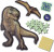 Ses Creative - Selvlysende T-Rex Og Pterosaur