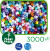 Ses Creative - Strygeperler 3000 Stk - Green Beedz