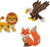 Perler Og Perleplade Sæt - Verdens Dyr - Ses Creative - Beedz