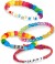 Shimmer N Sparkle - Bogstav Perler Til Armbånd - Diy Sæt Til Børn