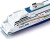 Siku 1728 - Tallink Megastar Færge Legetøj - Siku Super - 1 1000