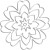Skæreskabelon - Blomst - Ø 0 5-8 Cm