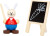Kanin Figurer I Træ - Skole Legesæt - Small Foot