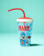 Slush Puppie Cup Bendy Straw