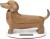 Solcelle Figur - Gravhund - Kikkerland - 12 Cm