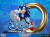 Sonic The Hedgehog Statuette Figur - 30Th Anniversary
