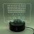 Mad Monkey - Space Invaders Lamp - Akryl Lampe Med Farveskift
