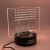 Mad Monkey - Space Invaders Lamp - Akryl Lampe Med Farveskift