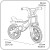 Børne Løbecykel - Rød