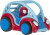 Marvel Spidey Legetøj - Power Rollers Køretøj - Pull Back - 15 Cm