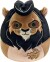 Squishmallows Bamse - Scar - Disney - Løvernes Konge - 20 Cm