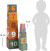 Stableklodser I Pap - Safari Dyr Og Tal - 10 Stk - Small Foot