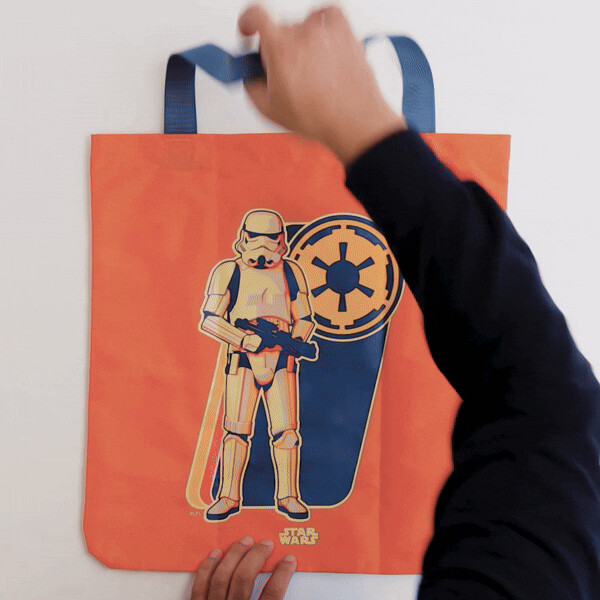 Star Wars - Orbitkey Foldable Tote Bag - C-3Po R2-D2