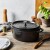 Staub - Cocotte Oval - Sort - 31 Cm 5 5 L