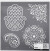 Stencil - Etniske Motiver - Str 30 5X30 5 Cm - Tykkelse 0 31 Mm - 1 Ark