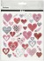 Stickers - Hjerter - Ark 15X16 5 Cm - 1 Ark