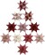 Stjernestrimler - L 44 78 Cm - Ø 6 5 11 5 Cm - B 15 25 Mm - Glitter Lak -