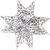 Stjernestrimler - L 44 78 Cm - Ø 6 5 11 5 Cm - B 15 25 Mm - Guld - Hvid -