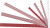 Stjernestrimler - L 44 78 Cm - Ø 6 5 11 5 Cm - B 15 25 Mm - Rød - Hvid -