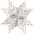 Stjernestrimler - L 44 78 Cm - Ø 6 5 11 5 Cm - B 15 25 Mm - Rød - Hvid -