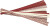 Stjernestrimler - L 44 78 Cm - Ø 6 5 11 5 Cm - B 15 25 Mm - Rød - Hvid -