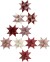 Stjernestrimler - L 44 78 Cm - Ø 6 5 11 5 Cm - B 15 25 Mm - Rød - Hvid -