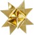 Stjernestrimler - L 45 Cm - B 10 Mm - Ø 4 5 Cm - Guld - 100 Strimler