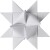 Stjernestrimler - L 73 Cm - Ø 11 5 Cm - B 25 Mm - Hvid - 100 Strimler
