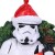 Star Wars Julepynt - Stormtrooper I Julekrans - 10 Cm