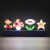Super Mario 3D Lampe - Ikoner - 30 Cm