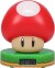 Super Mario Vækkeur Med Lys - Mushroom - 13 Cm