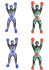 Super Ninja Figurer - 4 Stk