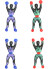 Super Ninja Figurer - 4 Stk