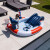 Swim Essentials - Badebassin Med Rutsjebane - 320 L - Havstriber